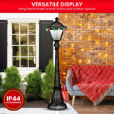 Darrahopens Occasions > Christmas > Christmas Trees Christabelle Christmas Lamp Post Display 183cm With Lights