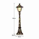 Darrahopens Occasions > Christmas > Christmas Trees Christabelle Christmas Lamp Post Display 183cm With Lights