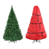 Darrahopens Occasions > Christmas > Christmas Trees Jingle Jollys 2.4m Pre-Lit Christmas Tree 1488 LED Green with Red Storage Bag In Australia - Darrahopens
