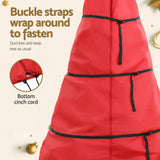 Darrahopens Occasions > Christmas > Christmas Trees Jingle Jollys 2.4m Pre-Lit Christmas Tree 1488 LED Green with Red Storage Bag In Australia - Darrahopens
