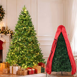 Darrahopens Occasions > Christmas > Christmas Trees Jingle Jollys 2.4m Pre-Lit Christmas Tree 1488 LED Green with Red Storage Bag In Australia - Darrahopens