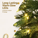 Darrahopens Occasions > Christmas > Christmas Trees Jingle Jollys Christmas Tree 1.5M LED Xmas Tree Sparse 263 Tips Party Decoration