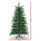 Darrahopens Occasions > Christmas > Christmas Trees Jingle Jollys Christmas Tree 1.5M LED Xmas Tree Sparse 263 Tips Party Decoration