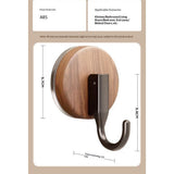 Darrahopens Occasions > Christmas > Christmas Wreaths & Garlands 4 pack Wreath Hanger for Front Door, Upgraded Suction Cup Hook for Window Glass/Shower Mirror/Over Door (Walnut)