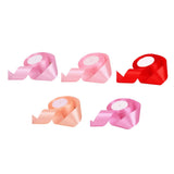 Darrahopens Occasions > Christmas > Christmas Wreaths & Garlands 5 Roll Solid Color Ribbon 4cm Double Face Satin Ribbon for DIY Handcraft Gift Packaging 5 Colors In Australia - Darrahopens