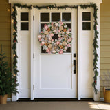 Darrahopens Occasions > Christmas > Christmas Wreaths & Garlands Christabelle 71cm Christmas Wreath Lush Green Holiday Door Wreath w/Jewelled Baubles, Foliage, Flowers, Ribbon & Berries