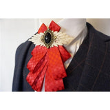 Darrahopens Occasions > Christmas > Christmas Wreaths & Garlands Dangle Wedding Party Bow Tie Women/Men Ribbon Pre Tied Neck Tie Adustable, Tied Bow Tie Luxury Decorative Suit