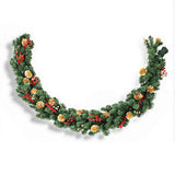 Darrahopens Occasions > Christmas > Christmas Wreaths & Garlands Jingle Jollys 1.8M Christmas Garland Pre-lit LED Pine Cones Berries Xmas Decor