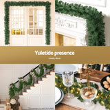 Darrahopens Occasions > Christmas > Christmas Wreaths & Garlands Jingle Jollys 10M Christmas Garland LED Lights Party Xmas Decorations 700 TIPS