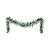 Darrahopens Occasions > Christmas > Christmas Wreaths & Garlands Jingle Jollys 3M Christmas Garland Pre-lit LED Lights Snow Frosted Tips Decor