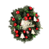 Darrahopens Occasions > Christmas > Christmas Wreaths & Garlands Jingle Jollys Christmas Wreath 40CM Xmas Garland Baubles Ornaments Party Decor