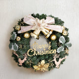 Darrahopens Occasions > Christmas > Christmas Wreaths & Garlands Jingle Jollys Christmas Wreath 60CM Garland Flowers Baubles Party Decorations
