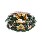 Darrahopens Occasions > Christmas > Christmas Wreaths & Garlands Jingle Jollys Christmas Wreath 60CM Garland Flowers Baubles Party Decorations