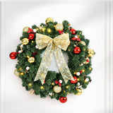 Darrahopens Occasions > Christmas > Christmas Wreaths & Garlands Jingle Jollys Christmas Wreath 60CM LED Garland Berries Bow Baubles Xmas Decor