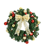 Darrahopens Occasions > Christmas > Christmas Wreaths & Garlands Jingle Jollys Christmas Wreath 60CM LED Garland Berries Bow Baubles Xmas Decor