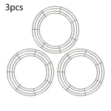 Darrahopens Occasions > Christmas > Christmas Wreaths & Garlands Metal Wreath Round Iron Ring For Christmas