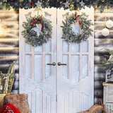 Darrahopens Occasions > Christmas > Christmas Wreaths & Garlands Metal Wreath Round Iron Ring For Christmas