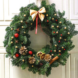 Darrahopens Occasions > Christmas > Christmas Wreaths & Garlands Metal Wreath Round Iron Ring For Christmas