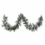 Darrahopens Occasions > Christmas > Christmas Wreaths & Garlands National Tree Company 274cm Pre Lit Snowy Stamford Spruce Battery Operated Christmas Garland w/LED Lights & Timer