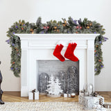 Darrahopens Occasions > Christmas > Christmas Wreaths & Garlands National Tree Company 274cm Pre Lit Snowy Stamford Spruce Battery Operated Christmas Garland w/LED Lights & Timer