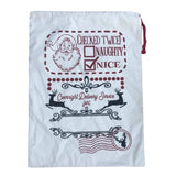 Darrahopens Occasions > Christmas Large Christmas XMAS Hessian Santa Sack Stocking Bag Reindeer Children Gifts Bag, Cream - Santa Head