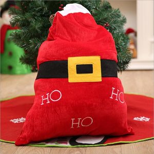 Darrahopens Occasions > Christmas New Christmas Large Jumbo Felt Santa Sack Children Xmas Gifts Candy Stocking Bag, Santa Belt (50x70cm)