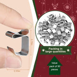 Darrahopens Occasions > Christmas > Outdoor Decorations & Lights 100 pcs Christmas Light Hook,Cable Clips,Outdoor ROof Gutter Hooks,Christmas Lights Gutter Hooks Galvanized Holiday