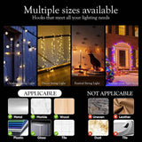 Darrahopens Occasions > Christmas > Outdoor Decorations & Lights 100PCS Heavy Duty Clear Adhesive Hooks for Outdoor String Lights, Cable Management Clips, Waterproof & UV-Resistant Wire Organizer for Holiday Decor (Transparent)