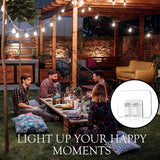 Darrahopens Occasions > Christmas > Outdoor Decorations & Lights 100PCS Heavy Duty Clear Adhesive Hooks for Outdoor String Lights, Cable Management Clips, Waterproof & UV-Resistant Wire Organizer for Holiday Decor (Transparent)