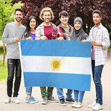 Darrahopens Occasions > Christmas > Outdoor Decorations & Lights 150 x 90cm Large Argentina Flag Argentine Argentinian National Outdoor Festival