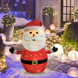 Darrahopens Occasions > Christmas > Outdoor Decorations & Lights 2-Pack Lighted Christmas Santa Claus Decoration Lantern, 45 LED Collapsible Pop-Up Ornament with 8 Light Modes & Timer, Indoor Outdoor Holiday Décor