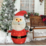 Darrahopens Occasions > Christmas > Outdoor Decorations & Lights 2-Pack Lighted Christmas Santa Claus Decoration Lantern, 45 LED Collapsible Pop-Up Ornament with 8 Light Modes & Timer, Indoor Outdoor Holiday Décor