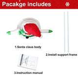 Darrahopens Occasions > Christmas > Outdoor Decorations & Lights 2-Pack Lighted Christmas Snowman Decoration Lantern, 45 LED Collapsible Pop-Up Ornament with 8 Light Modes & Timer, Indoor Outdoor Holiday Décor
