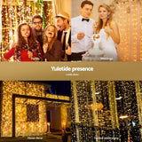 Darrahopens Occasions > Christmas > Outdoor Decorations & Lights 30 m Curtain String Lights, 300 LED Christmas Fairy Lights, Warm White