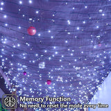 Darrahopens Occasions > Christmas > Outdoor Decorations & Lights 300 LED Cool White Fairy String Lights, 9m Green Wire, Battery-Operated, IP44 Waterproof with Timer for Christmas Decor (Batteries Not Included)