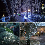 Darrahopens Occasions > Christmas > Outdoor Decorations & Lights 300 LED Cool White Fairy String Lights, 9m Green Wire, Battery-Operated, IP44 Waterproof with Timer for Christmas Decor (Batteries Not Included)