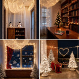 Darrahopens Occasions > Christmas > Outdoor Decorations & Lights 300 LED Warm White Fairy String Lights, 9m Black Wire, Battery-Operated, IP44 Waterproof, Timer Function for Christmas Bedroom Wreath Decor (Batteries Not Included)