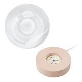 Darrahopens Occasions > Christmas > Outdoor Decorations & Lights 3D Saturn Night Lamp Crystal Ball Night Light LED Wooden Inter Carving Tabletop Ornaments for Friends Kids Gifts Saturn Warm Light In Australia - Darrahopens