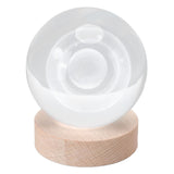 Darrahopens Occasions > Christmas > Outdoor Decorations & Lights 3D Saturn Night Lamp Crystal Ball Night Light LED Wooden Inter Carving Tabletop Ornaments for Friends Kids Gifts Saturn Warm Light In Australia - Darrahopens