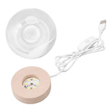 3D Saturn Night Lamp Crystal Ball Night Light LED Wooden Inter Carving Tabletop Ornaments for Friends Kids Gifts Saturn Warm Light In Australia - Darrahopens