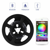 Darrahopens Occasions > Christmas > Outdoor Decorations & Lights 5V RGB LED Strip Lights IP65 Waterproof 5050 5M 10M 20M 300 LEDs USB Bluetooth