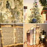 Darrahopens Occasions > Christmas > Outdoor Decorations & Lights 900 LED Warm White USB Fairy String Lights with Remote, 30m Black Wire, IP44 Waterproof 8-Mode Twinkle Lights with Timer for Christmas Bedroom Wreath Decor