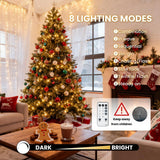 Darrahopens Occasions > Christmas > Outdoor Decorations & Lights 900 LED Warm White USB Fairy String Lights with Remote, 30m Black Wire, IP44 Waterproof 8-Mode Twinkle Lights with Timer for Christmas Bedroom Wreath Decor