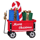 Darrahopens Occasions > Christmas > Outdoor Decorations & Lights Christabelle Christmas Cart Display w/Candy Cane & Presents Warm White LED Lights Wire Frame Structure Indoor & Outdoor