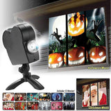 Darrahopens Occasions > Christmas > Outdoor Decorations & Lights Christmas Halloween LED Window Projector - Seasonal Decorative Light Projector