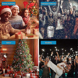 Darrahopens Occasions > Christmas > Outdoor Decorations & Lights Christmas LED Rotating Snowflake Projector Lamp for Home Decor & Party
