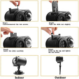 Darrahopens Occasions > Christmas > Outdoor Decorations & Lights Christmas Projector Lamp - Snowflake Projection Lamp