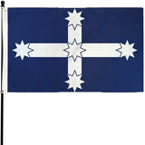 Darrahopens Occasions > Christmas > Outdoor Decorations & Lights Eureka Stockade Flag 90x150cm Southern Cross Australian Polyester Banner