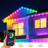 Darrahopens Occasions > Christmas > Outdoor Decorations & Lights Jingle Jollys 15M Christmas Lights Permanent String Eaves Light 36 LED Decoration