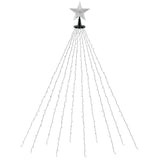Darrahopens Occasions > Christmas > Outdoor Decorations & Lights Jingle Jollys 2.5M Christmas Lights Waterfall String Light 300 LED Star Topper